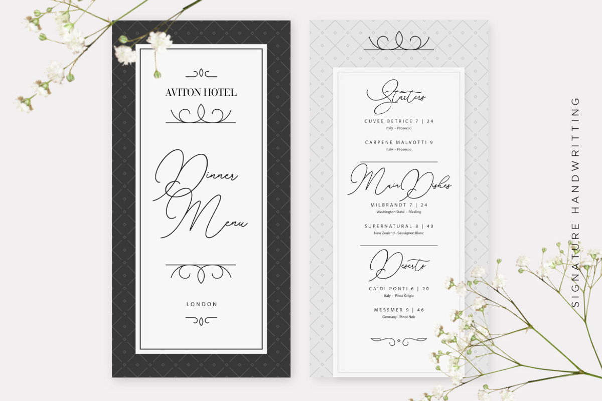 Kalyna Signature Wedding Font preview 4