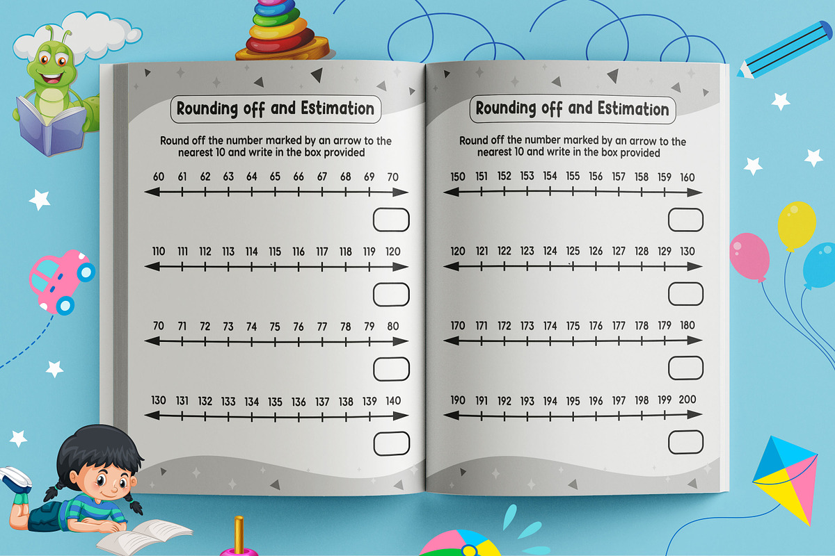 Kindergarten Math Activity Worksheet, a Print Template by Book2bees (Photo 4 of 7)