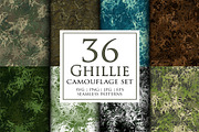 Ghillie suit seamless camouflage, a Pattern Graphic by ArchonDigitalShop (Thumbnail 1 of 10)