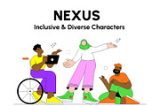 NEXUS - Premium Fintech Illustration, an Illustration by Creative Graphics (Thumbnail 3 of 8)