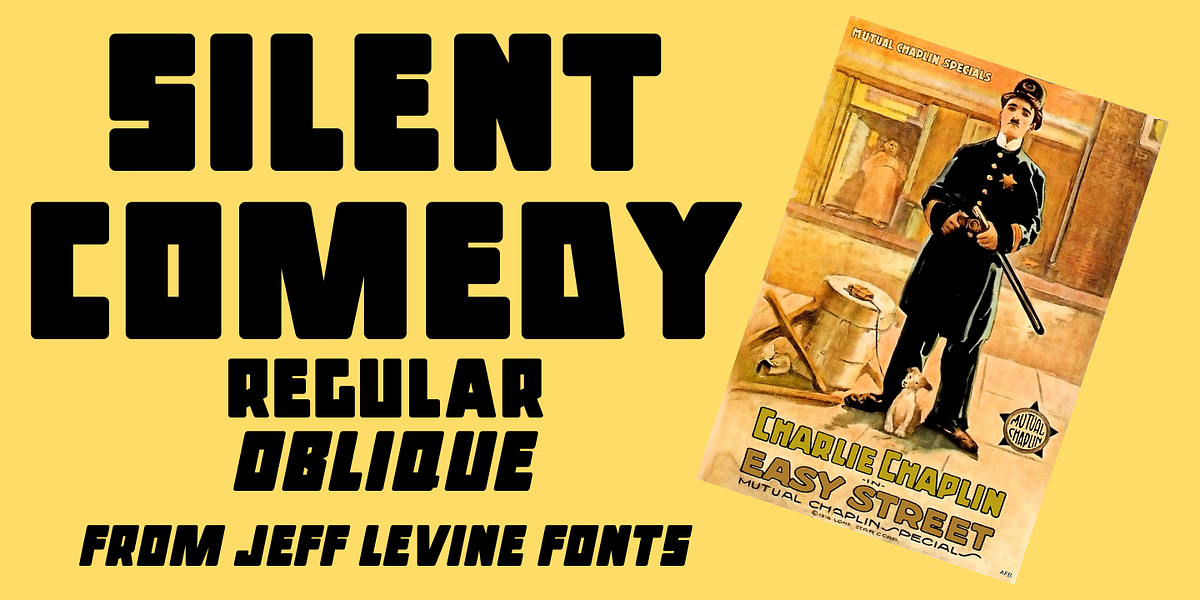 Silent Comedy JNL, a Sans Serif Font by Jeff Levine Fonts (Photo 1 of 5)