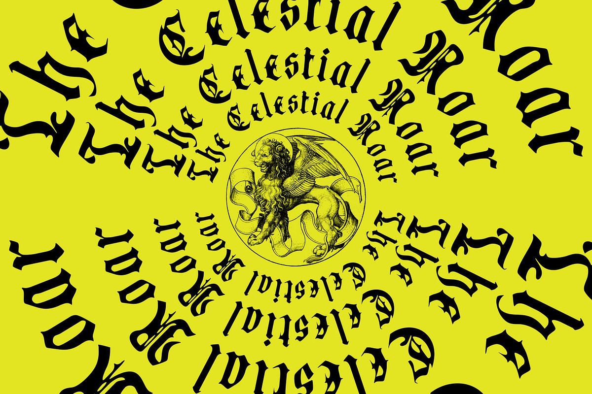 CS Mabel Drawn, a Blackletter Font by Craft Supply Co. (Photo 5 of 8)