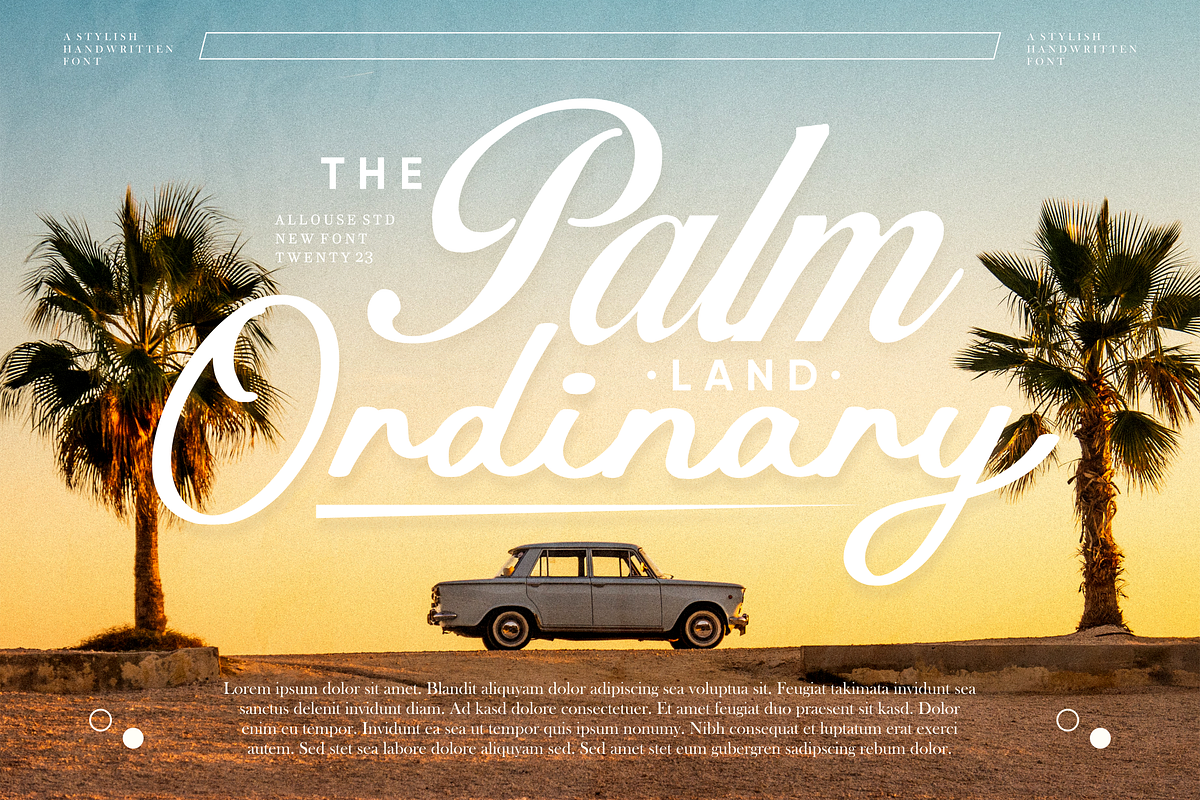 Jackson California A Stylish Script, a Script Font by Allouse Studio (Photo 3 of 10)