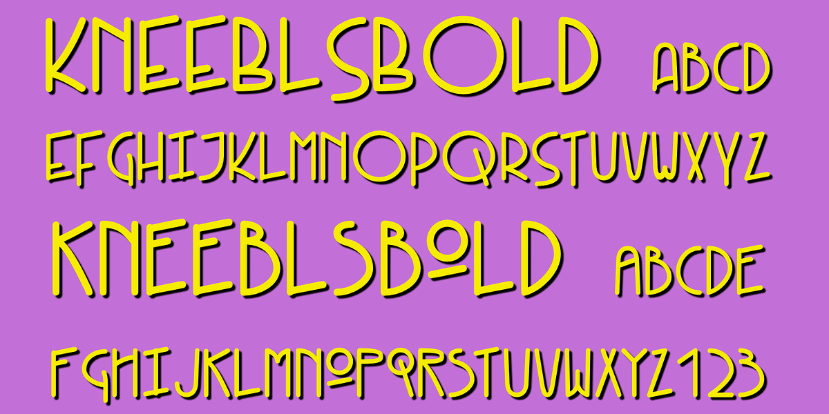 Kneebls, a Handwritten Font by Ingrimayne Type (Photo 4 of 6)