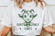 Retro Goat Art with Chill Vibes, an Illustration by Pixels.Craft (Thumbnail 7 of 7)