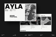 Ayla | Brand Proposal, a Presentation Template by SparkPro (Thumbnail 1 of 8)