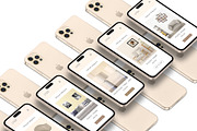 3D iPhone Presentation Mock-Up Bun 4, an iPhone Mockup by Graphicsworld125 (Thumbnail 5 of 15)