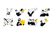 People and work, a Person Illustration by PureSolution (Thumbnail 2 of 6)
