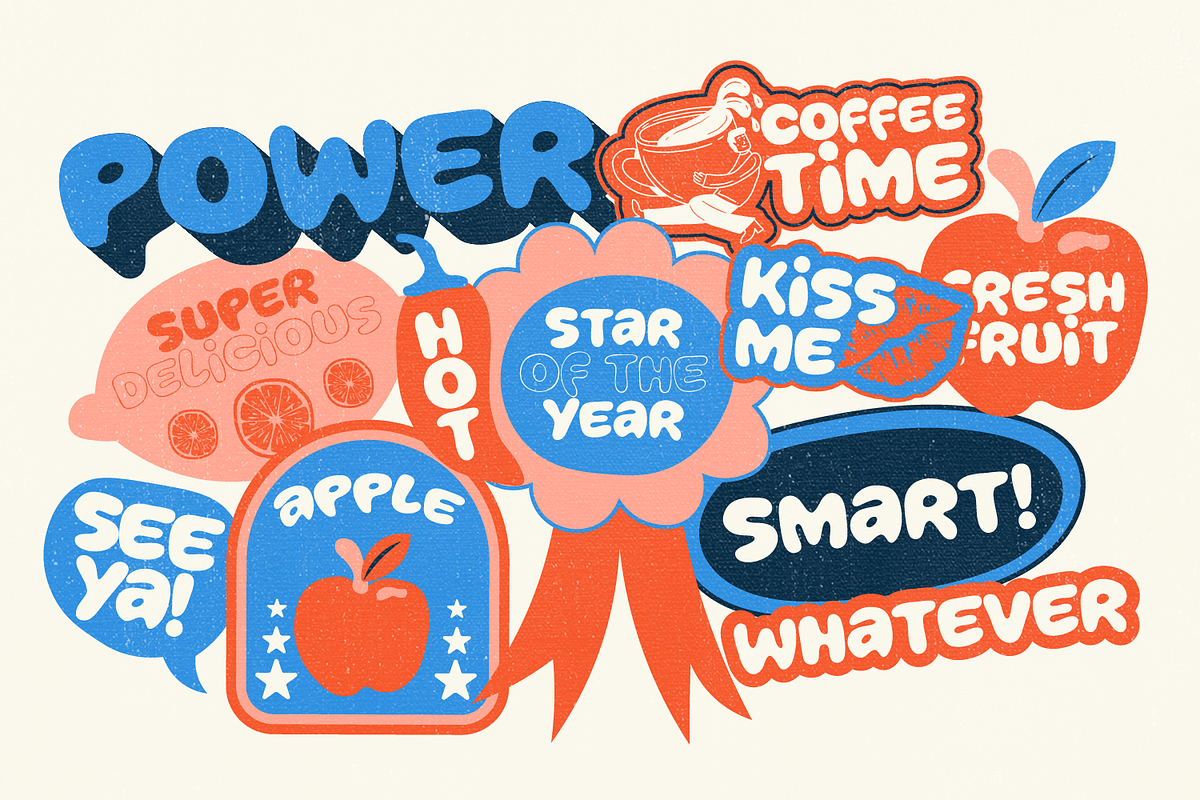 The Pelazo – Playful Retro Bubble, a Handwritten Font by Portocraft (Photo 7 of 10)