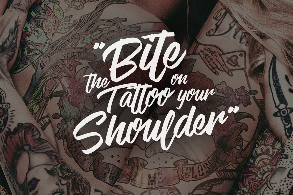 Venetian Handstylish Font, a Script Font by Alif Devan R. (Photo 2 of 5)