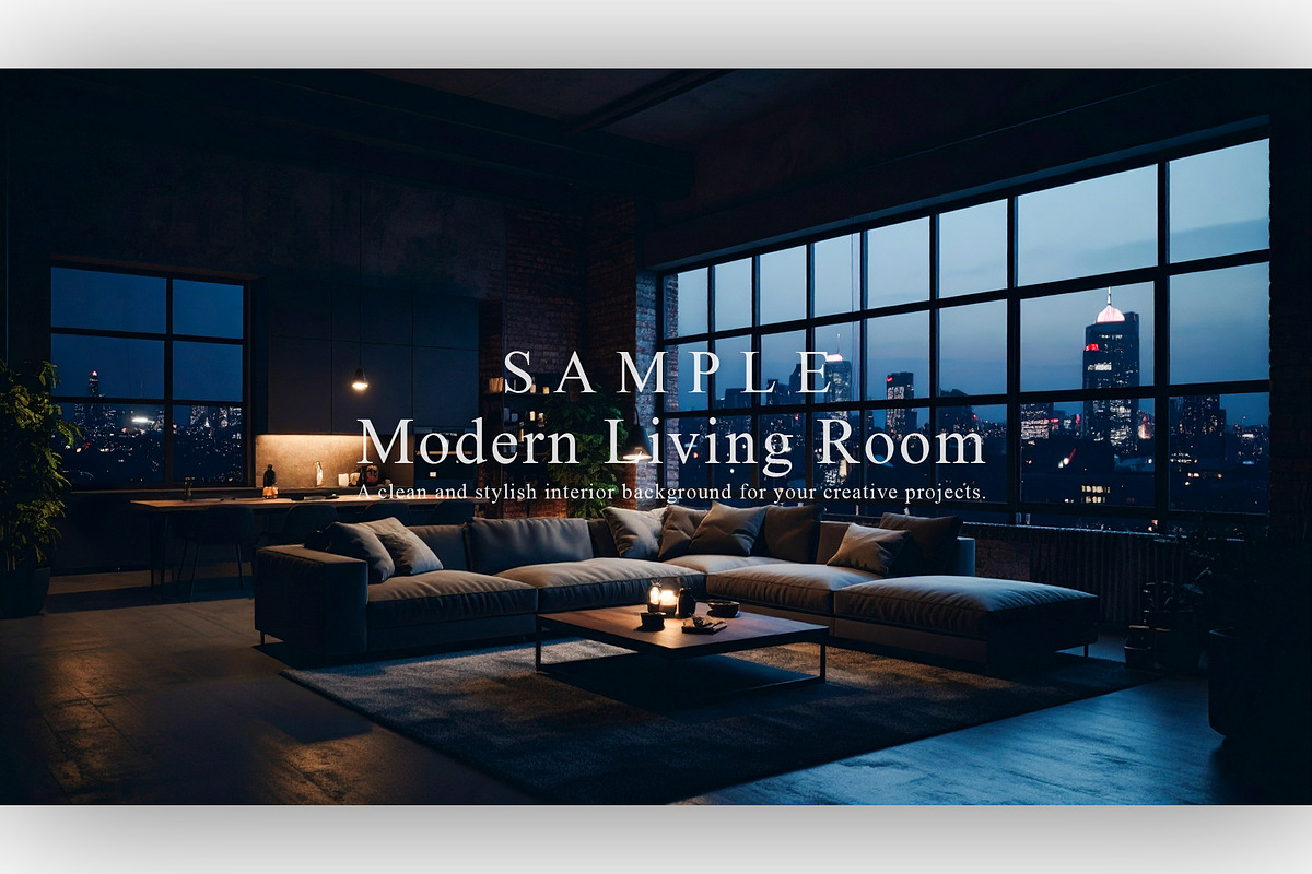 15 Modern Living Room, a Background Graphic by NOMO DESIGN (Photo 8 of 16)
