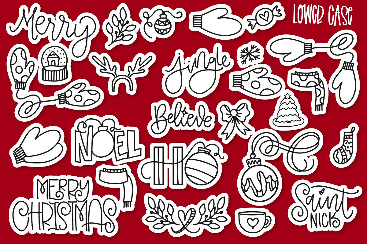 Christmas Dingbat Font preview 5