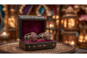 Elegant antique jewelry box filled, an Arts & Entertainment Photo by ZinetroN