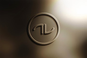 Logo Mockup Abstract Gold, a Product Mockup by Asylab (Thumbnail 1 of 4)