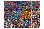 Abstract Graffiti Seamless Pattern, a Pattern Graphic by Forhadx5 (Thumbnail 11 of 11)