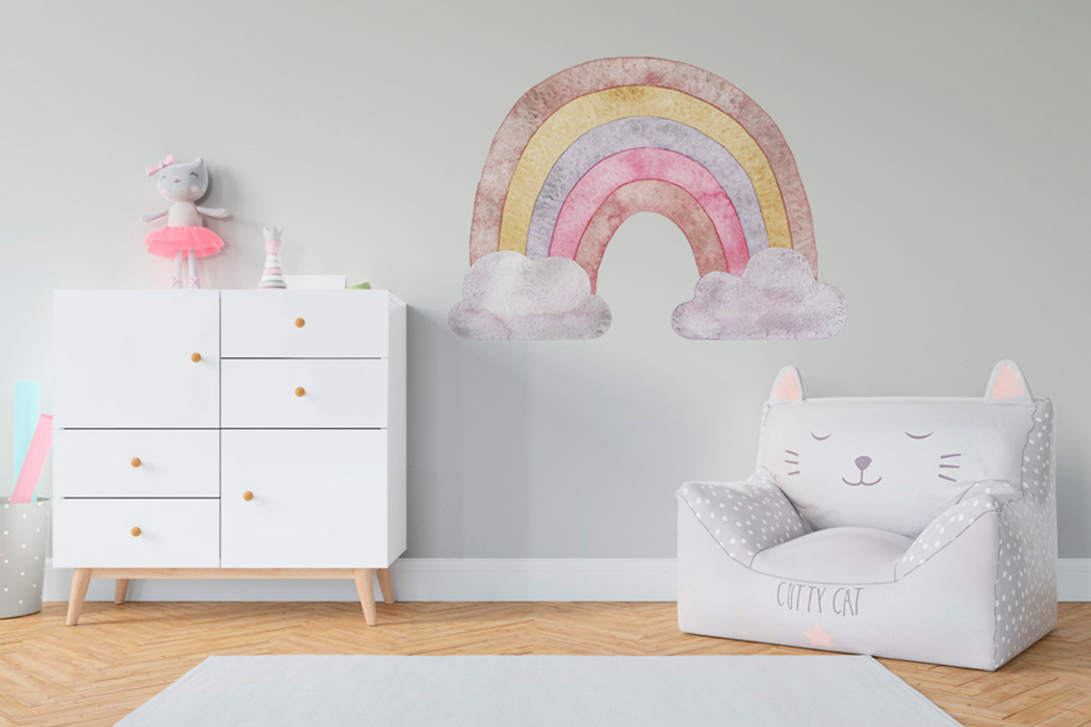 Rainbow watercolor clipart, an Illustration by CreativeByLu (Photo 8 of 10)