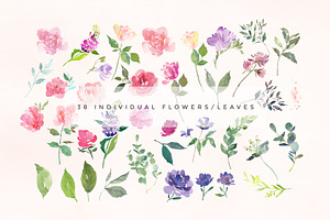 Elouise - Foral Clipart Set