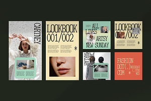 Series Zine Instagram Templates