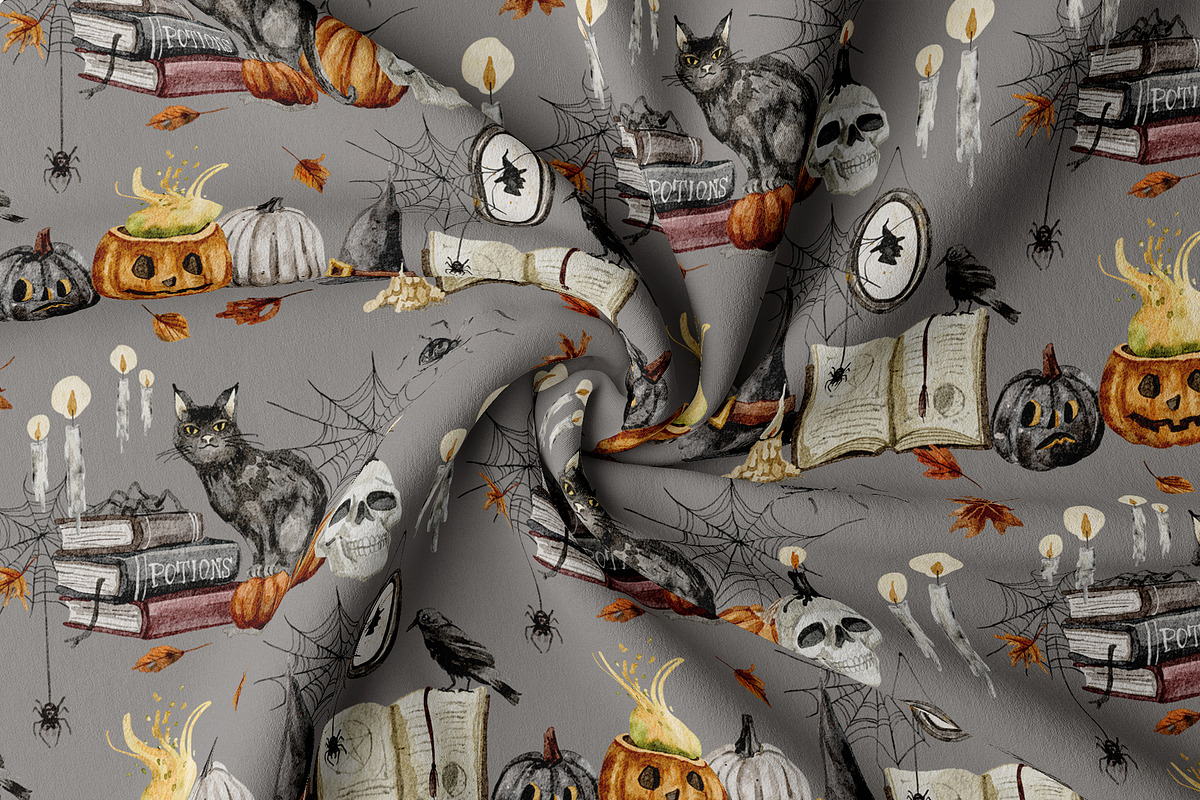 Halloween - Spoky Collection, a Seasonal Illustration by AleksaArt (Photo 13 of 14)