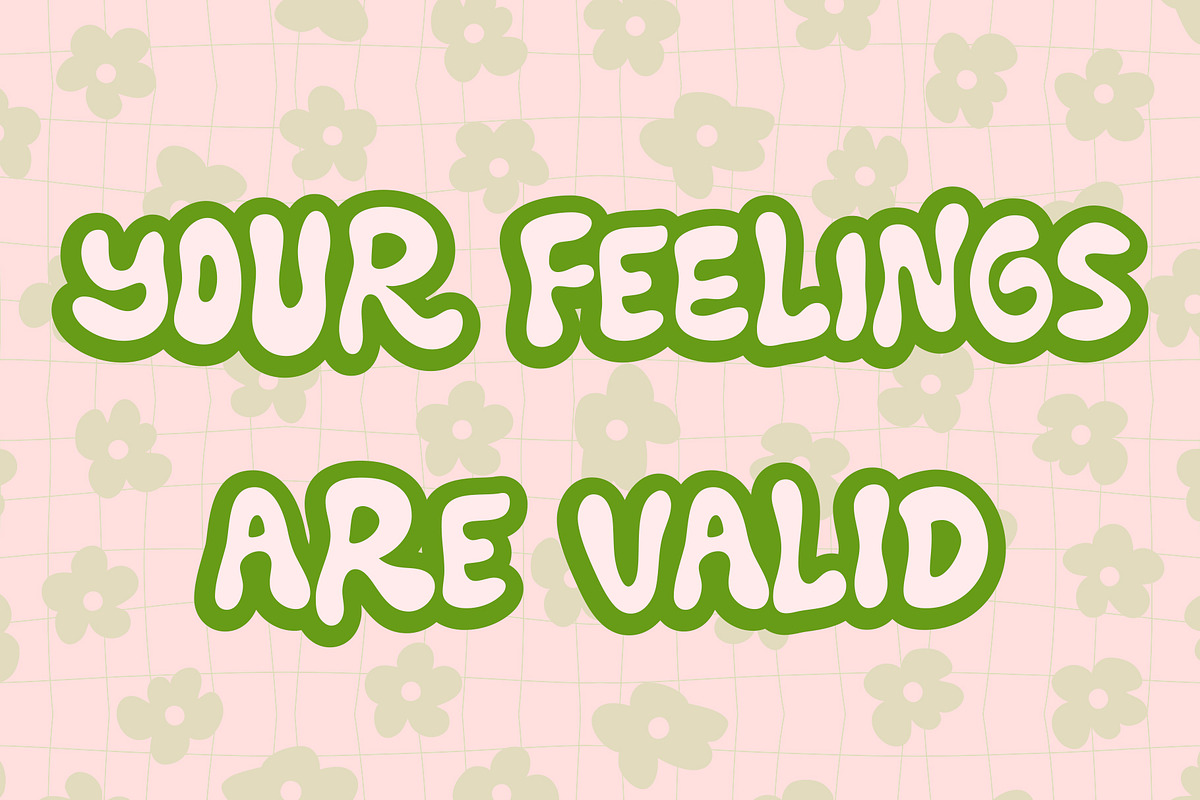 Kindness Power // Groovy Font Set, a Script Font by PeachCreme (Photo 8 of 11)