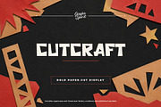 Cutcraft Font, a Handwritten Font by Graphic Spirit (Thumbnail 1 of 8)