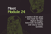 Module 24 - 8Bit Tech Font, a Sans Serif Font by HipFonts (Thumbnail 5 of 10)