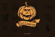 Halloween Vector Pack, an Illustration by lups design (Thumbnail 1 of 3)
