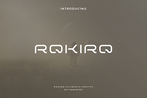 Rokiro - Modern Futuristic Typeface