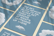 White Clouds Font, a Sans Serif Font by Handmadefont (Thumbnail 9 of 13)