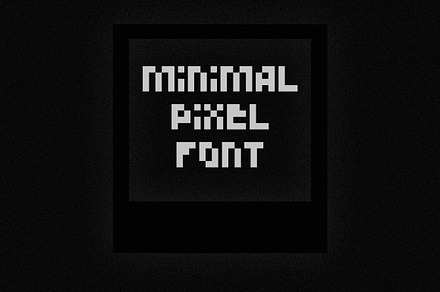 Minimal Pixel Font, a Sans Serif Font by Firsik