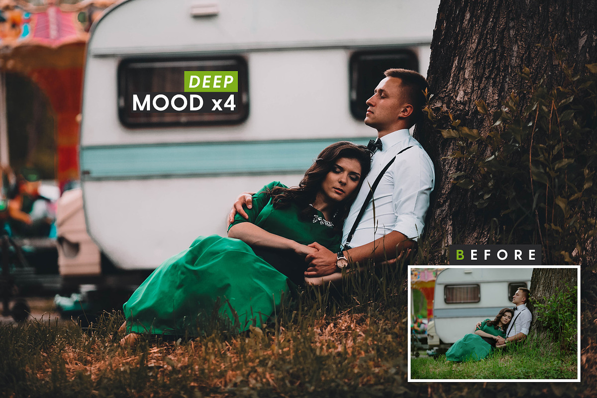 Deep Mood - Actions and Presets, an Action Add-On by Hydrozi Presets (Photo 6 of 29)