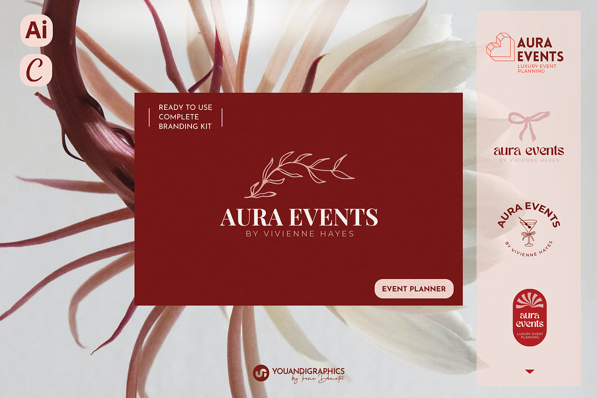 Branding Kit - Event Planner, a Graphic by Youandigraphics (Photo 1 of 13)