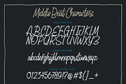 Middle Beat, a Font by Qiwbrother Studio (Thumbnail 4 of 7)