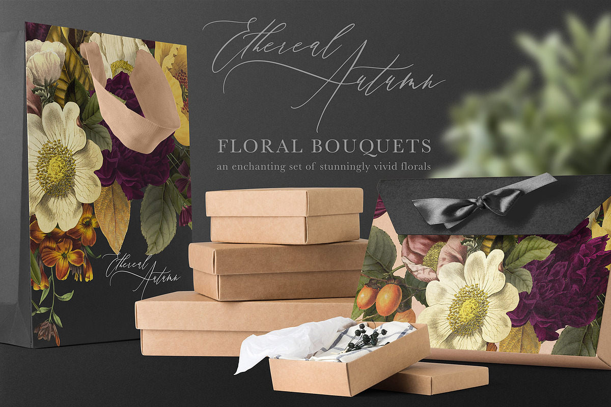 Ethereal Autumn Floral Bouquets, an Illustration by Eclectic Anthology (Photo 9 of 12)