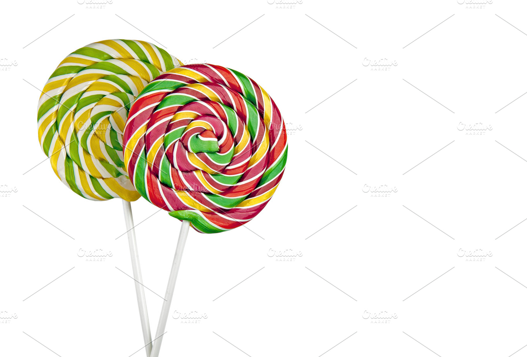 Two lollipops, a Food & Drink Photo by BOOCYS