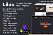 Lilua - Portfolio Html Template, a HTML Template by SLICEmyPAGE (Thumbnail 1 of 12)