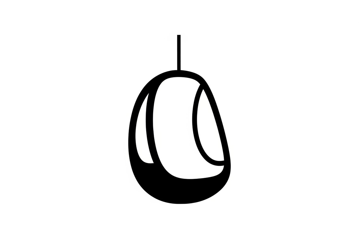 Hanging Egg Chair Silhouette Bundle, an Illustration by Designer_Momina (Photo 36 of 51)