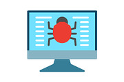 Bug Flat Icon, a Duotone Icon by Pexelpy (Thumbnail 1 of 2)