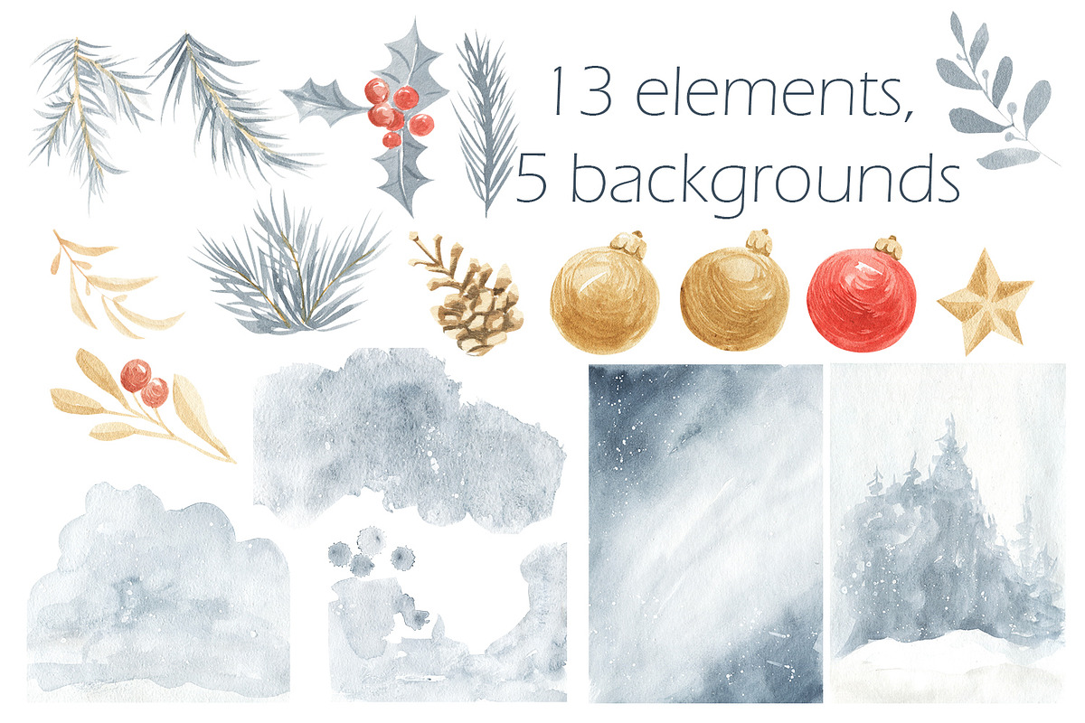 Christmas polar bear, an Animal Illustration by Love Watercolor Store (Photo 7 of 9)