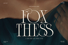 Fox Thess Elegant Serif Font
