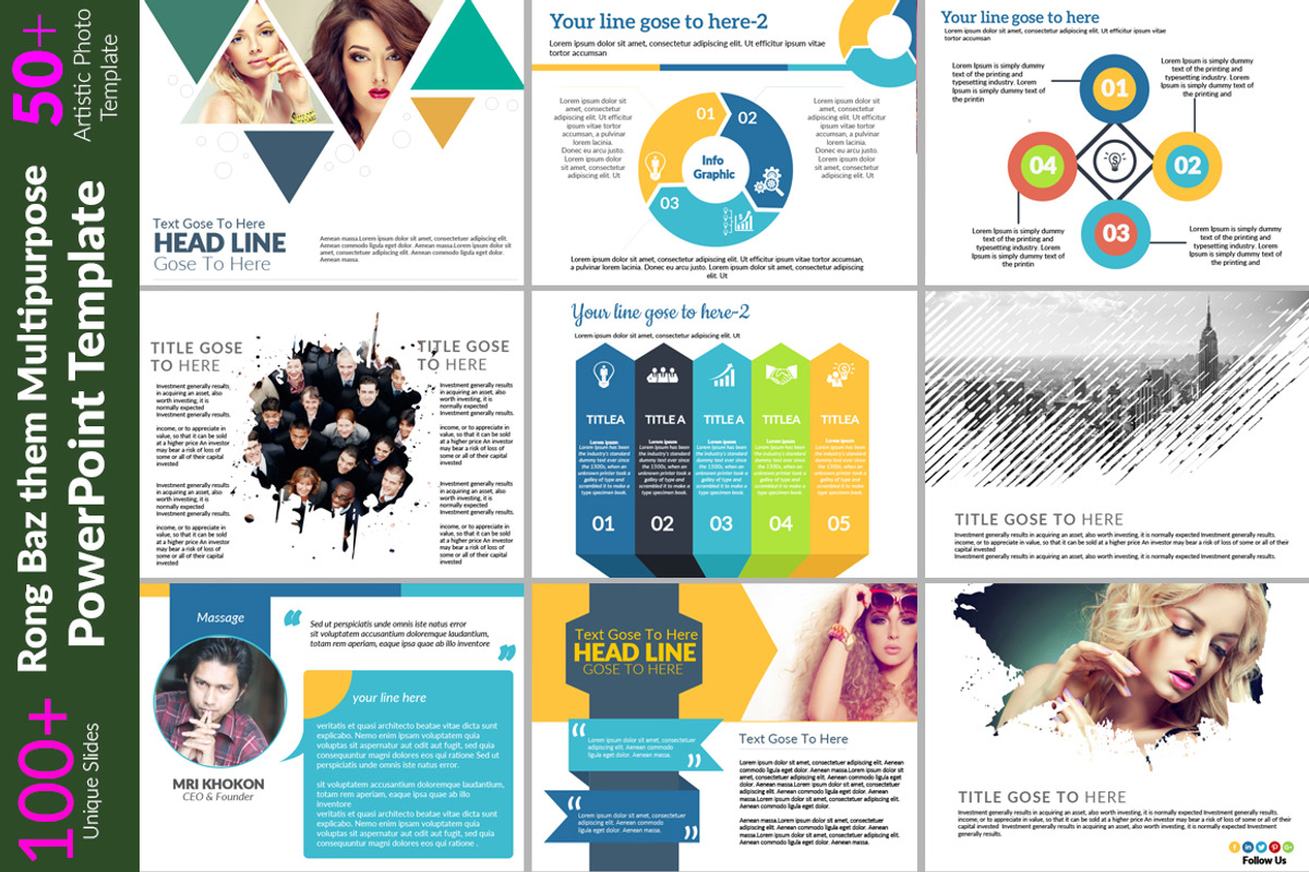 Multipurpose PowerPoint Template, a Marketing Template by MRI STUDIO (Photo 6 of 8)
