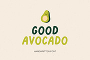 Good Avocado | Handwritten font, a Font by JuliaVolkova (Thumbnail 1 of 7)