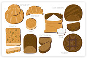 69 Bread Elements, an Object Graphic by monkik (Thumbnail 4 of 14)