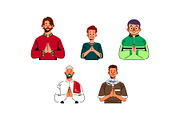 Eid Character Doodle Illustration, a Person Illustration by SLAB! Design (Thumbnail 2 of 3)