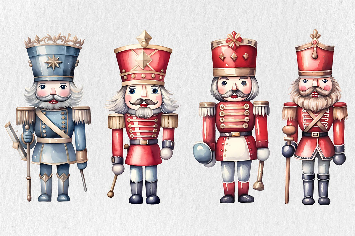 Christmas Nutcracker PNG Clipart, an Illustration by Moon Studio (Photo 4 of 13)