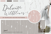 Wildflower Patterns + Templates Set, a Pattern Graphic by Youandigraphics (Thumbnail 1 of 14)