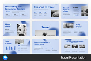 Travel Tourism Keynote Templates, a Presentation Template by Fit-tee