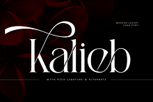 Kalieb Luxury -  Branding Logo Font