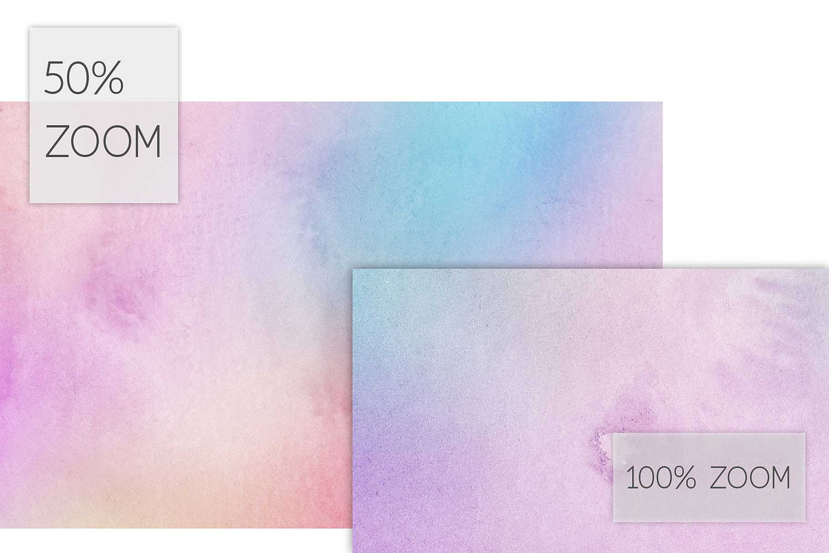 6 Huge Pastel Rainbow Watercolors, a Texture Graphic by AdenaJ (Photo 4 of 17)