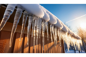Close-up of icicles hanging from a, a Nature Photo by Igor Tichonow